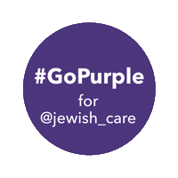 jewish_care purple jc purpleday purple day Sticker