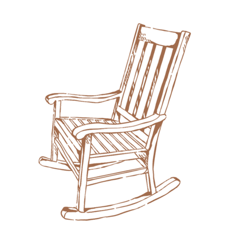Rocking Chair Sticker by Kyo-ya Hotels & Resorts