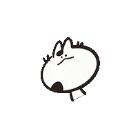 ねこ 走る Sticker