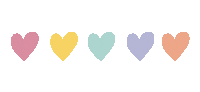 In Love Hearts Sticker