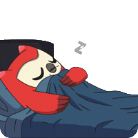 Sleep Owl Sticker by birb