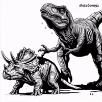 What Am I Watching T Rex GIF