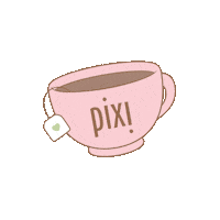 Tea Cup Sticker by Pixi Beauty