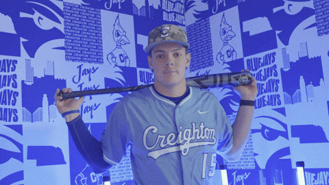 Creighton Bluejays Baseball GIF by Creighton University Athletics