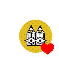 Heart Love Sticker by Stamatia Alexaki