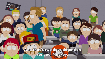 kenny mccormick speech GIF by South Park 