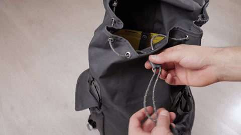 travel backpack GIF