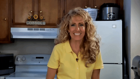 Girl Reaction GIF by Amy Lynn's Kitchen