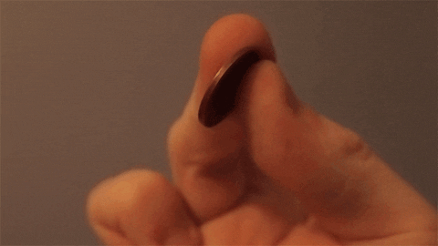 fingers coin GIF