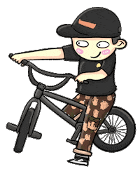 Bike Cycling Sticker by Sukrin