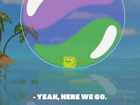 season 8 bubble troubles GIF by SpongeBob SquarePants