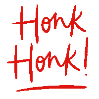 Honk Honk Sticker