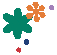 Flower Shapes Sticker by Erstwilder