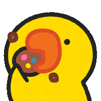 Eating Sticker