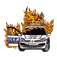 france fire Sticker by Zootghost