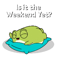 Weekend Frog Sticker by Ordinary Frends