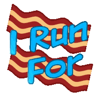NATHANSports beer pizza running run Sticker