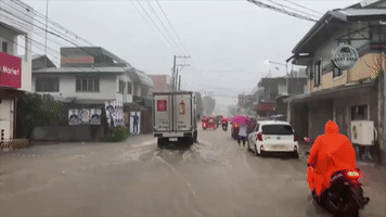 Deadly Tropical Depression Agaton Swamps Philippine Towns in Floodwater