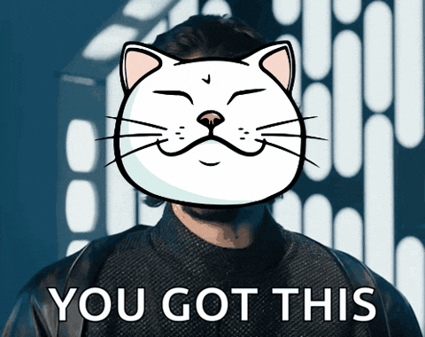 Cat Motivating GIF by ShiroNeko