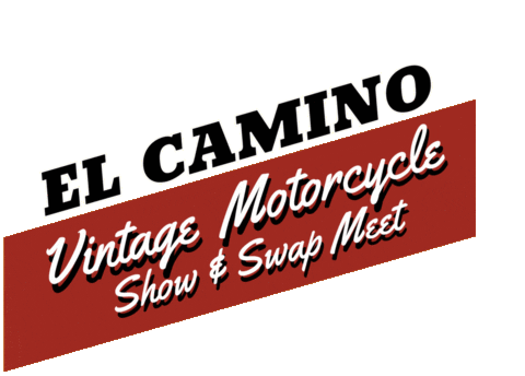 El Camino Vintage Motorcycle Sticker by Luke