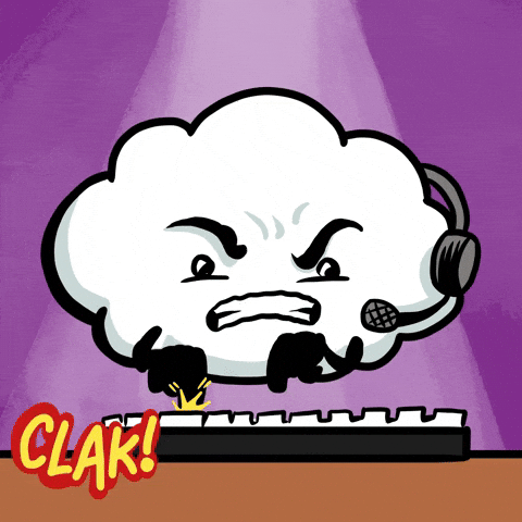 Angry Type Fast GIF by VeeFriends