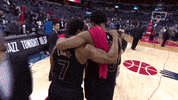 Best Friends Hug GIF by NBA