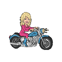 Roadtrip Truckstop Sticker by Dolly Parton