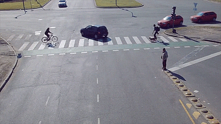 cars driving GIF
