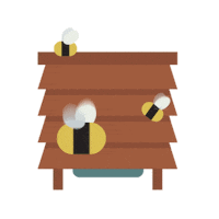 SUCO_org honey bees miel suco Sticker
