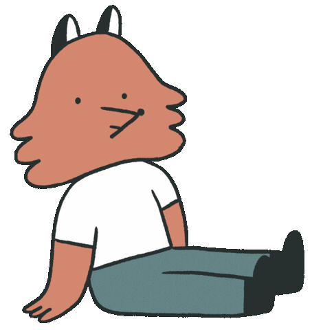 Fox Hello Sticker by Martinut