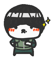 Rock Lee Good Job Sticker by yomoyeah