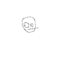 Illustration Brain Sticker