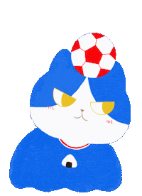 Football Cat Sticker