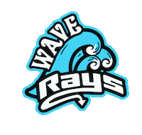 TheStingrayAllstarsTampa wave splash paradise pineapple Sticker