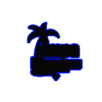 Tampa Rays Wave Sticker by The Stingray Allstars Tampa