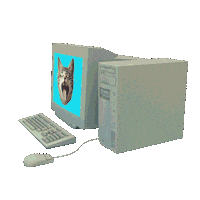 Cat Computer Sticker by She Can STEM