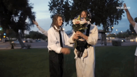 wedding marriage GIF by KING OF THE ROAD