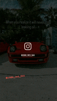 1986red944 porsche 944 porsche944 1986red944 GIF