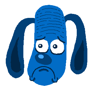 Dog Crying Sticker by Micah