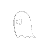 Ghost Boo Sticker