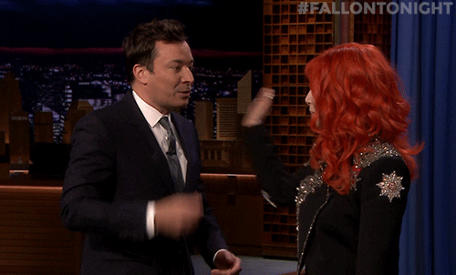fallontonight giphyupload jimmy fallon slap fallontonight GIF