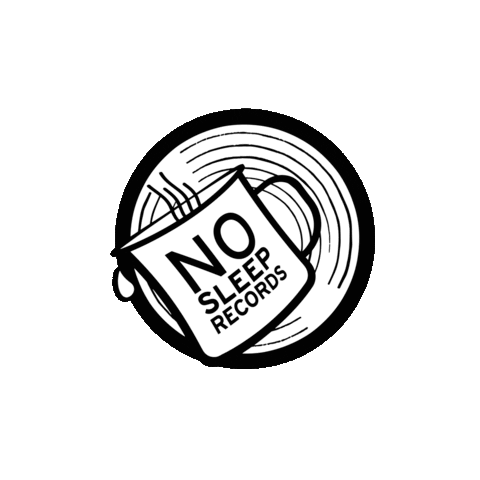 record label emo Sticker by No Sleep Records