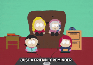 bebe stevens answer GIF by South Park 