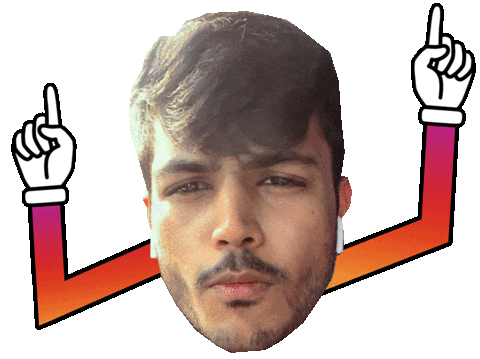 Rushabhshah Sticker by BORN ON INSTAGRAM