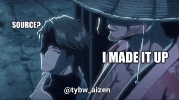 I Made It Up Bleach GIF
