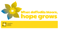 Ccs Daffodil Sticker by Canadian Cancer Society