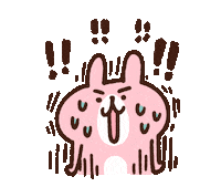 Angry うさぎ Sticker by Kanahei
