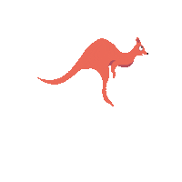 PlaygroupNSW jump australia sydney kangaroo Sticker