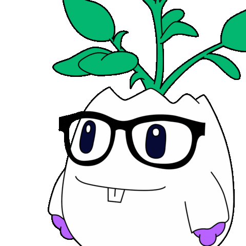 Big Brain Glasses Sticker by Magic Eden