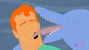 animation domination kiss GIF by AOK